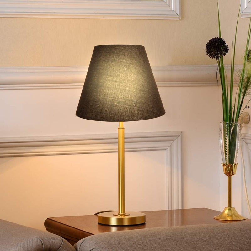 TOOTOO STAR Barrel Black Small Lamp Shade for Table Lamps Replacement, 5x9x7 Inch,Fabric Cloth, Spider Model (Black) - Image 5